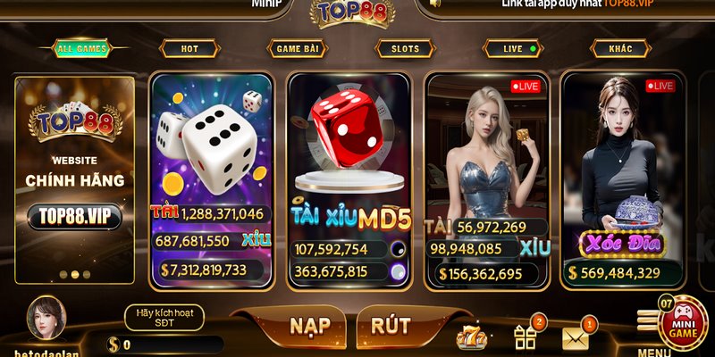 Game nổi bật đáng chơi tại TOP88